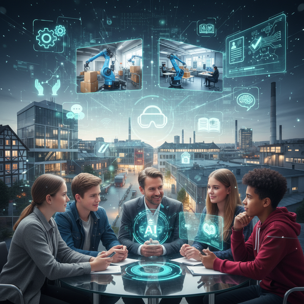 Als Berufsberater sieht Michael Wolf, welche Berufe sich durch KI &auml;ndern.