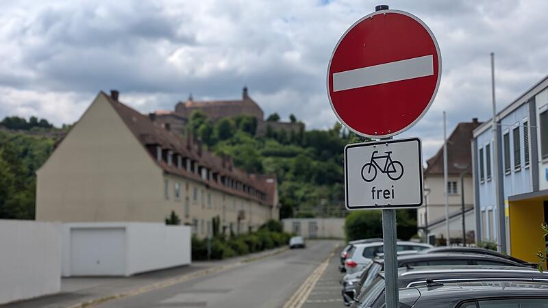 Einbahnstrei&szlig;e Herrmann-Limmer-Stra&szlig;e Kulmbach