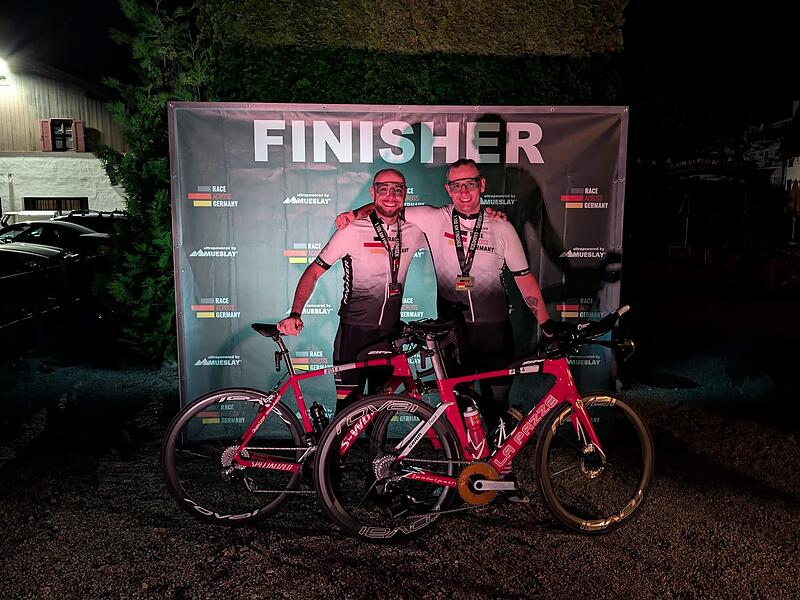 Zwei Unterfranken beim Race across Germany