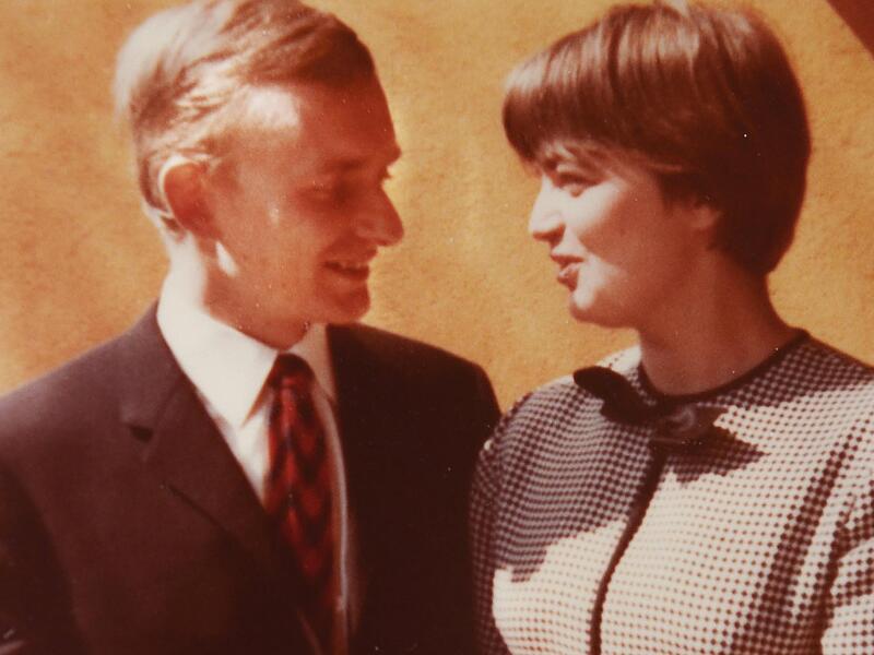 Ein junges, glückliches Paar: Michael und Helga Schadeberg ein Jahr nach der Hochzeit.