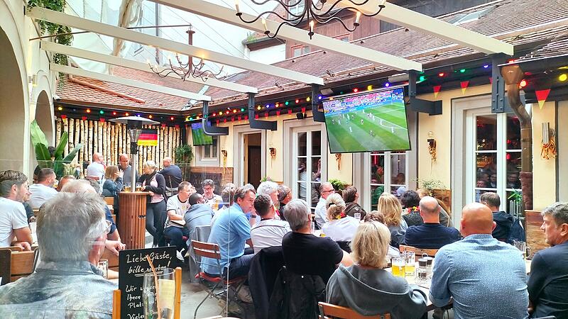EM-Stimmung gibt es auch wieder in der Brasserie.