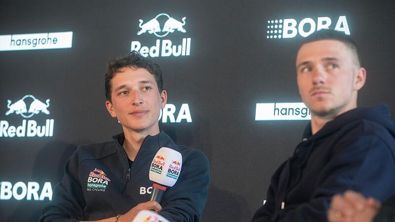 Florian Lipowitz und Remco Evenepoel