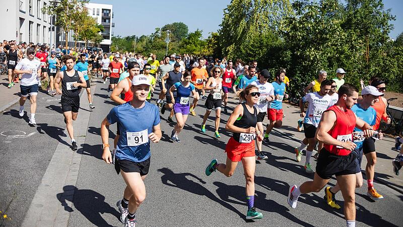 Beim neunten Bamberger Uni-Lauf traten 525 L&auml;uferinnen und L&auml;ufer an.