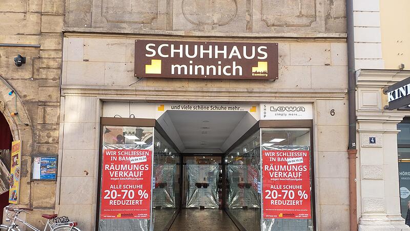 Nach acht Jahren in der Bamberger Innenstadt zieht das Schuhhaus Minnich jetzt einen Schlussstrich.