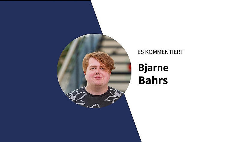Heute kommentiert Bjarne Bahrs, Digitalreporter f&uuml;r den Landkreis Forchheim
