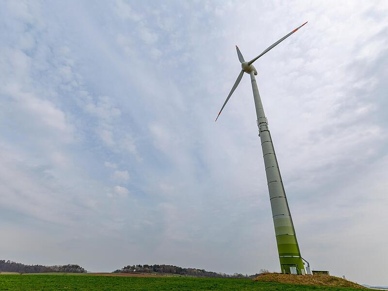 Bis zu 500 Vier-Personen-Haushalte kann das Windrad in Kasberg ein Jahr lang mit Strom versorgen.Forchheim & Fr&auml;nkische Schweiz