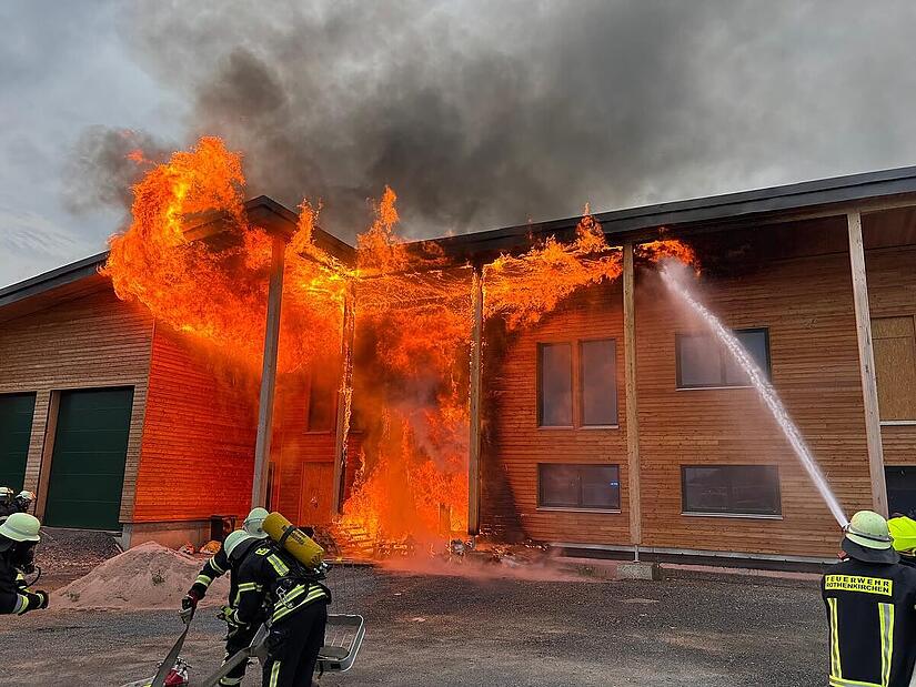 Brand RothenkirchenGroßbrand WBV Rothenkirchen