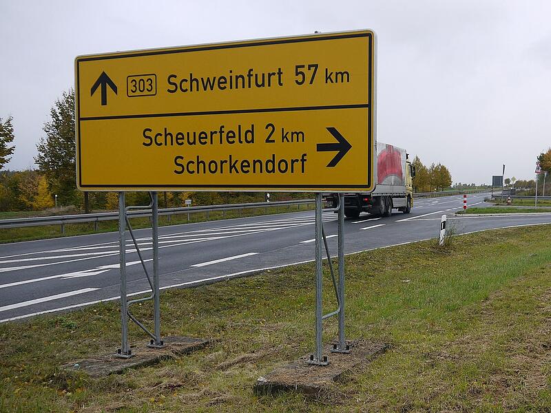 Bauarbeiten: B303