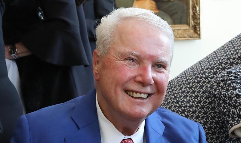 Prinz Andreas beim Empfang zu seinem 75. Geburtstag im Jahr 2018.