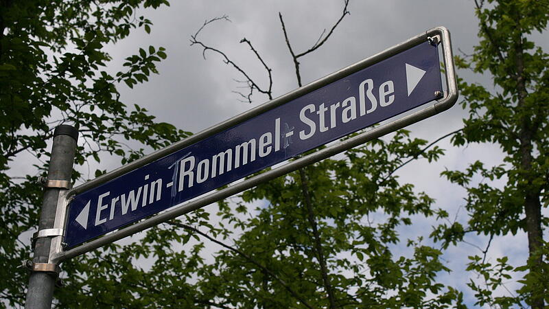 Die Erwin-Rommel-Straße in Erlangen ist schon lange umstritten - jetzt soll sie umbenannt werden.