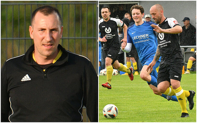 Nach drei Jahren hört Johannes Derra (links) am Saisonende als Spielertrainer des TSV Ebensfeld auf. Für ihn übernehmen Daniel Alt (rechts) und der aus Zapfendorf kommende Holger Böhm