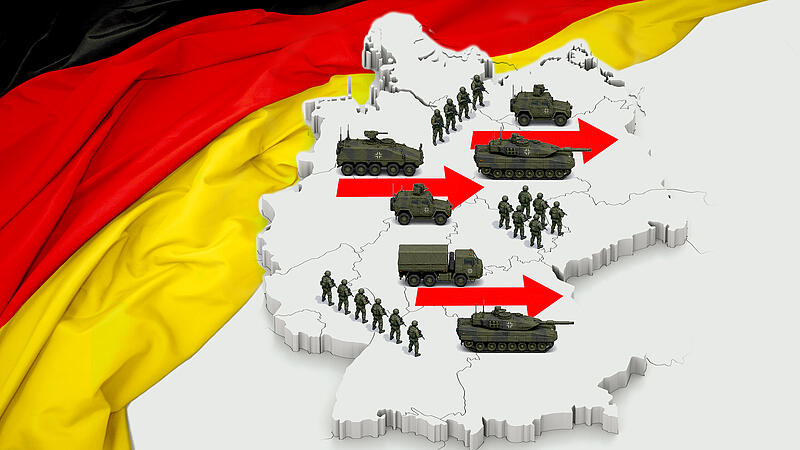 Der Operationsplan Deutschland soll sicherstellen,  dass 800.000 alliierte Soldatinnen und Soldaten samt 400.000 Fahrzeugen quer durch die "Drehscheibe Deutschland" an die Front geschleust werden.