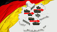 Der Operationsplan Deutschland soll sicherstellen,  dass 800.000 alliierte Soldatinnen und Soldaten samt 400.000 Fahrzeugen quer durch die "Drehscheibe Deutschland" an die Front geschleust werden.