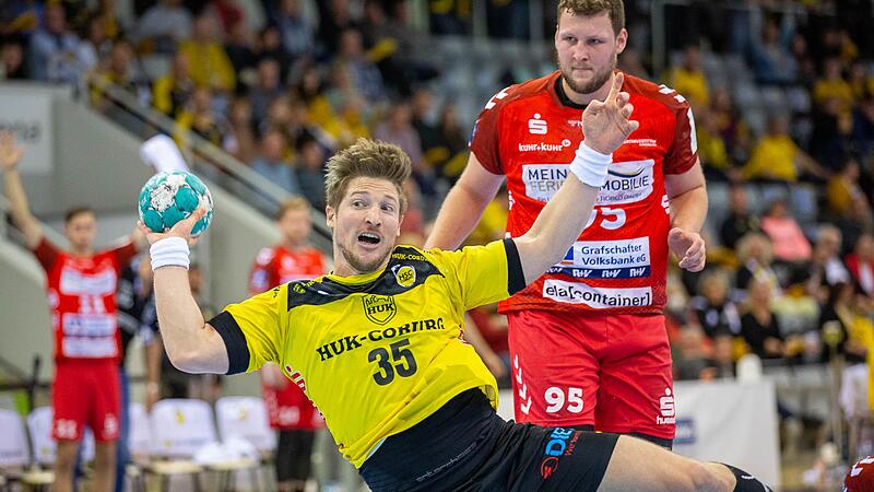 Mit einem starken Ballgewinn hatte Coburgs Kreisl&auml;ufer eine wichtige Aktion in der Schlussphase, die zum verdienten Sieg des HSC &uuml;ber Nordhorn f&uuml;hrte,