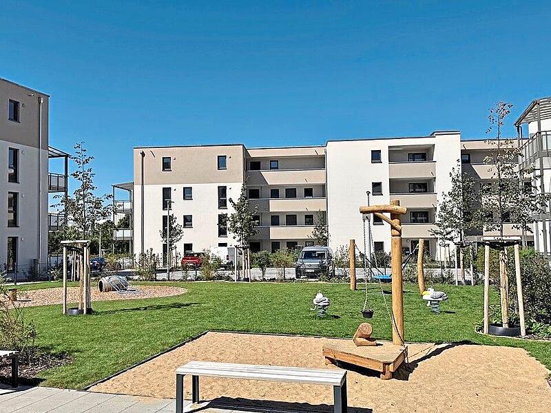 Gef&ouml;rderter Wohnbau in He&szlig;dorf: die neuen Wohnungen am Sonnenring.