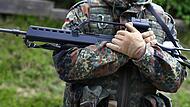 Schießübung bei der Bundeswehr