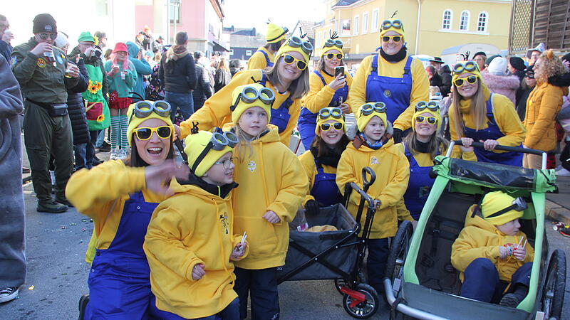 Rothenkirchen: So schön war der Faschingsumzug Rothenkirchen: So schön war der Faschingsumzug