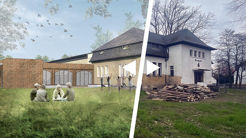 Die alte Mainleuser Turnhalle heute und in Zukunft