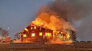 Brand der «Kissinger Hütte» Brand der «Kissinger Hütte»