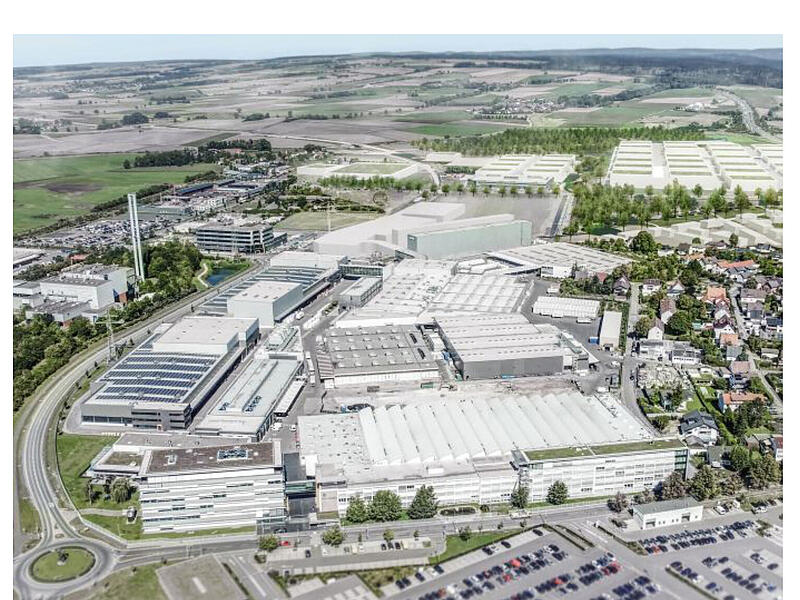 Stadt Coburg f&uuml;r gr&uuml;ne Pl&auml;ne f&uuml;r Areal von Kaeser