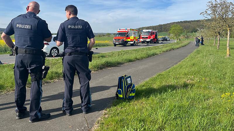 Tödlicher Unfall mit Radfahrer in Lahm im Itzgrund Tödlicher Unfall mit Radfahrer in Lahm im Itzgrund