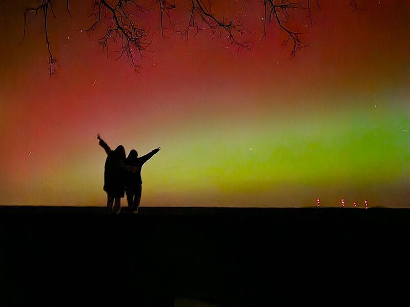 Polarlichter MainleusPolarlichter &uuml;ber Kulmbach: Die sch&ouml;nsten Leserfotos