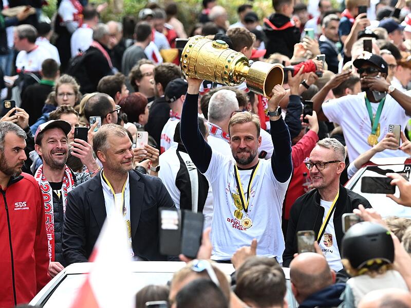 Nach dem DFB-Pokal Finale - VfB Stuttgart