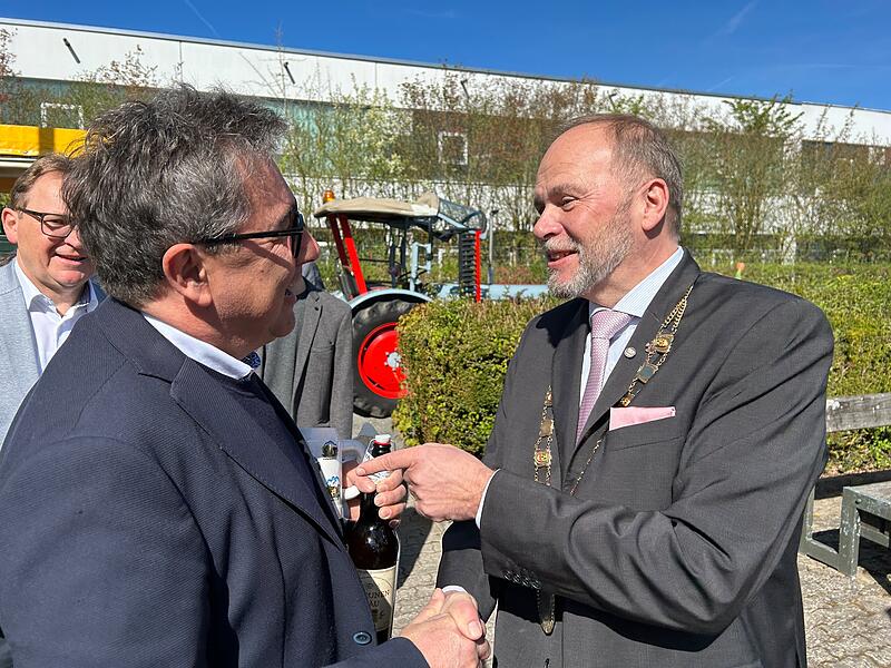 Verabschiedung von B&uuml;rgermeister Bernd Reisenweber in Ebersdorf bei Coburg