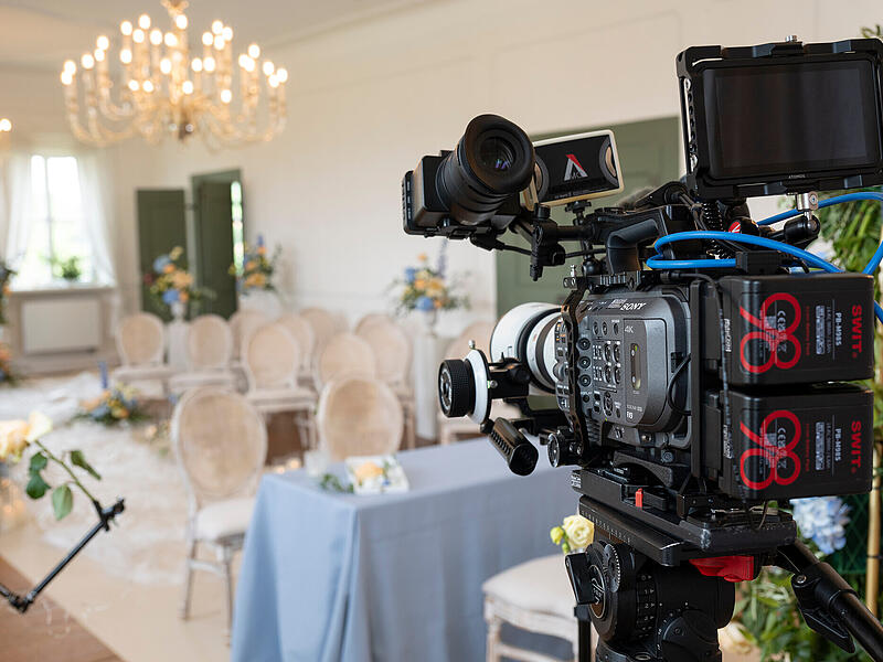 Vier „Hochzeiten auf den ersten Blick“ wurden hier in der Region gedreht. Hier auf Schloss Atzelsberg in Marloffstein.