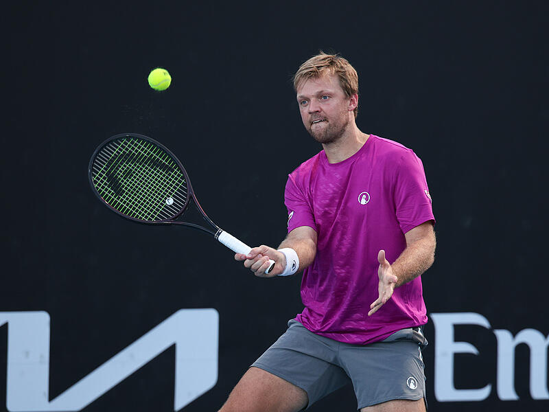 Die US-Tour war f&uuml;r den Coburger Tennisprofi Kevin Krawietz (hier bei den Australian Open) kein Erfolg.