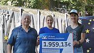 Die Spende &uuml;bergaben (v.&nbsp;r.) Andrea Wirth (Elternbeirat) und Andrea N&ouml;gel (F&ouml;rderverein) an Christine Schneider-Knapp (Tierheim Forchheim).Laura Bernhard