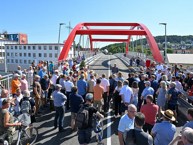 Piastenbrücke Forchheim EröffnungEröffnung Piastenbrücke