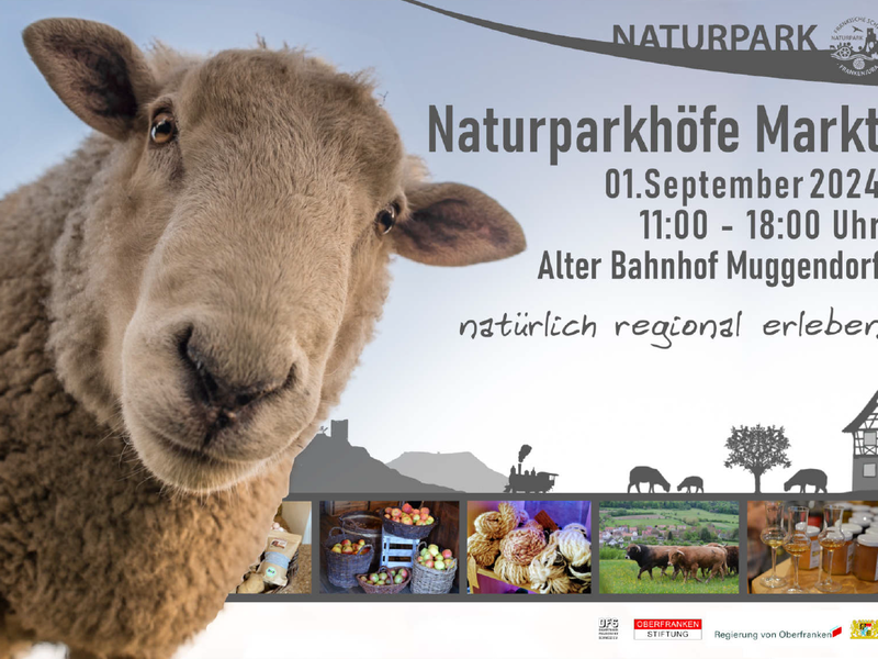 Plakat Naturparkhöfe Markt 2024Forchheim & Fränkische Schweiz