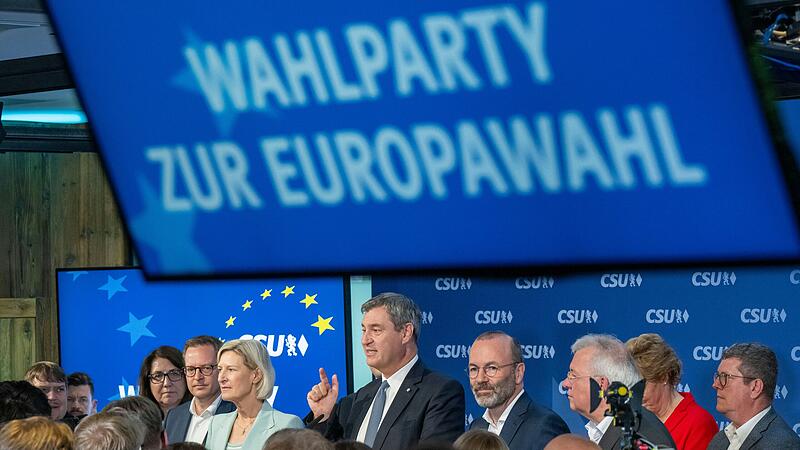Die CSU ist auch im Landkreis Kitzingen einer der Gewinner der Europawahl 2024.
