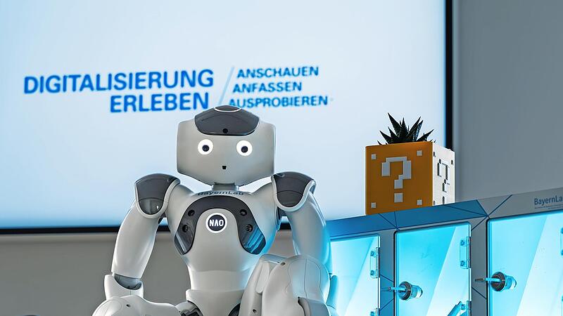 Digitales Wissen wird im &bdquo;Bayern-Lab&ldquo; vermittelt.