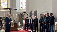 Vereidigung der neuen Feldgeschworenen.