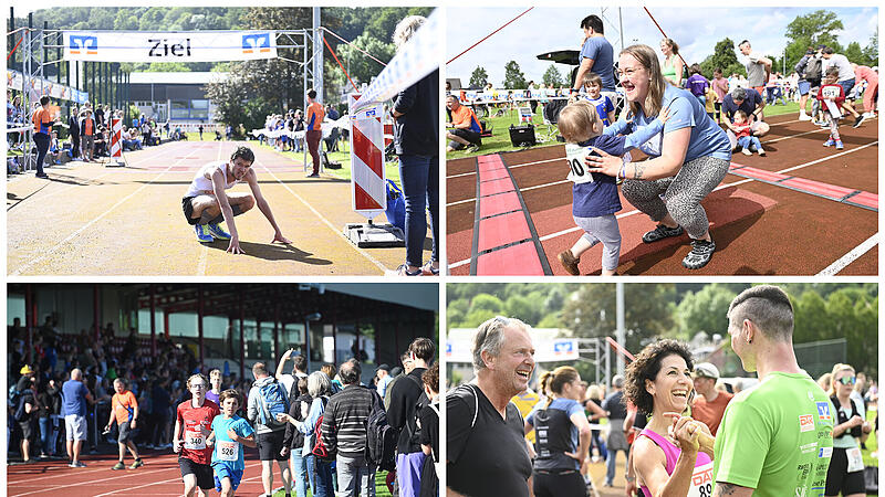 Viele Emotionen zeigten die Teilnehmer am 42. Lauf Rund um die Veste in Coburg.