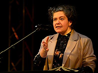 Nora Gomringer eröffnete mit einer bemerkenswerten Rede das Bamberger Literaturfestival.