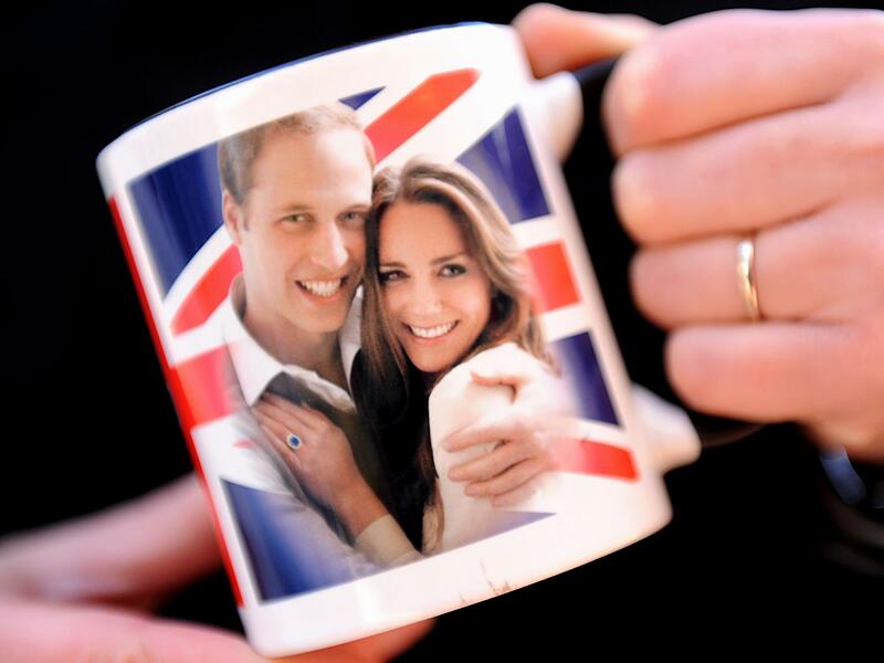 Kaffeebecher mit Kate und William