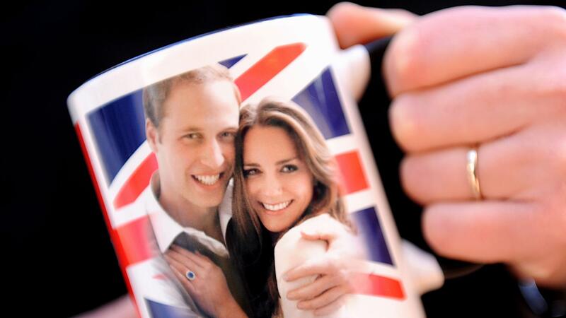 Kaffeebecher mit Kate und William