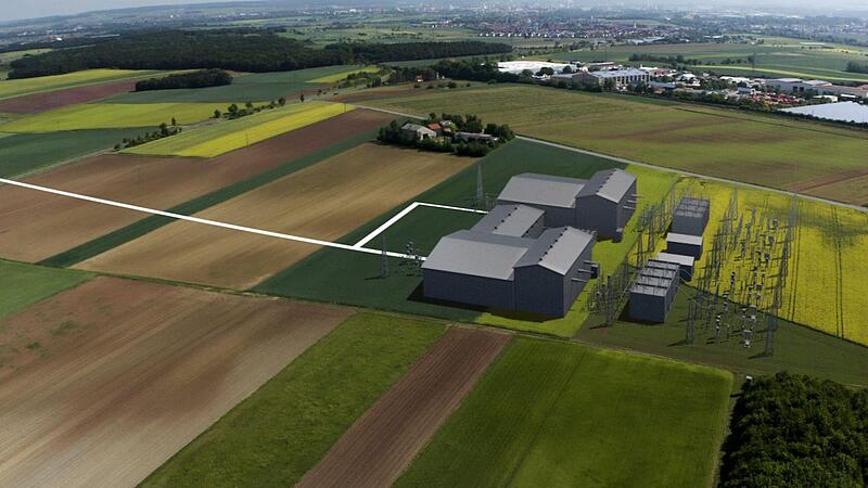 So k&ouml;nnte der Konverter bei Bergrheinfeld aussehen, der den im SuedLink ankommenden Gleichstrom in Wechselstrom umwandelt. Wie gro&szlig; die Anlage tats&auml;chlich wird, ist unklar, weil im Bauantrag keine Ma&szlig;angaben genannt werden.