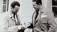Adolf (l.) und Rudolf Dassler um 1930 Adolf (l.) und Rudolf Dassler um 1930
