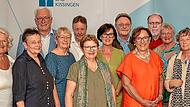Der Seniorenbeirat in Bad Kissingen ist neu gew&auml;hlt. Unser Bild zeigt Oberb&uuml;rgermeister Dirk Vogel (rechts), Philipp Pf&uuml;lb, Leiter Jugend, Familie und Soziales (links), den Stadtratsbeauftragtem f&uuml;r Senioren, Thomas Menz (sechster von links). Vors...