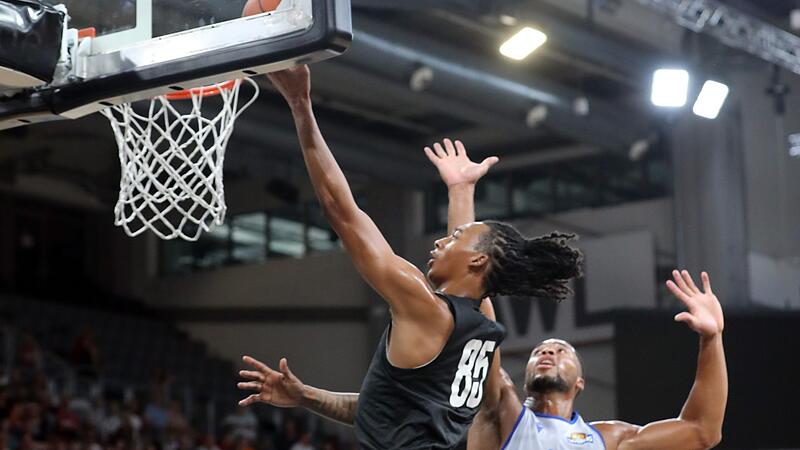 Bambergs Neuzugang Austin Crowley kam gegen Frankfurt auf neun Punkte.