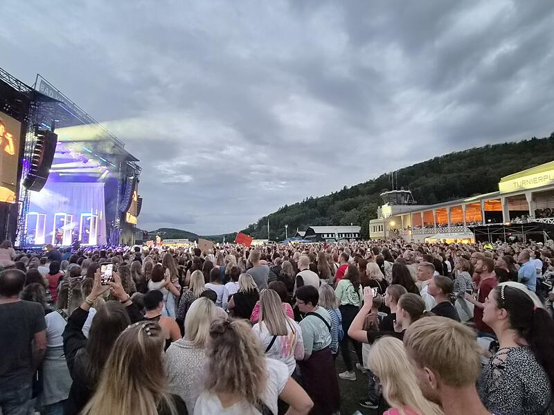 Wincent Weiss beim Open Air in Bad Kissingen