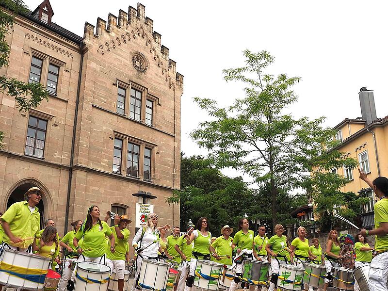 Der Veranstalter bezeichnet das diesj&auml;hrige Samba-Festival in Coburg als &bdquo;vollen Erfolg&ldquo;.