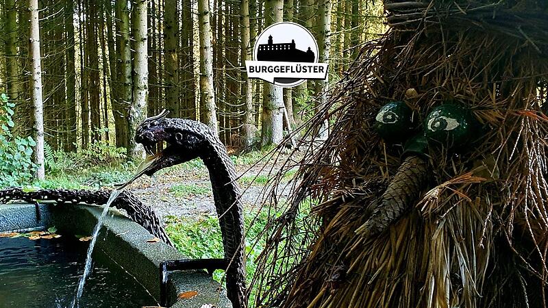 Wenn man auf dem Goldsteig durch den Bayerischen Wald wandert, kann man einiges erleben.