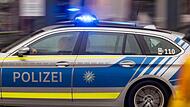 Polizei mit Blaulicht