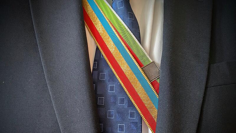 Tradition - Das Farbband ist ein typisches Merkmal einer Studentenverbindung.