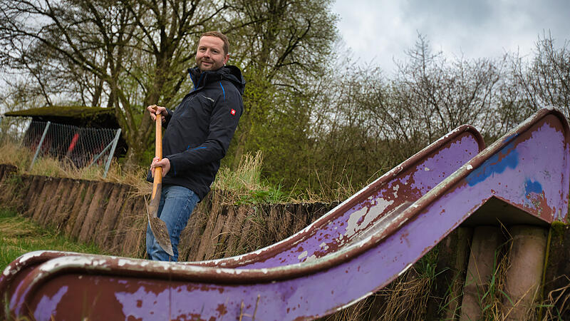 Spielplatzpate Thomas Lehnert will den Spielplatz Weingartsteig in Forchheim wiederbeleben.